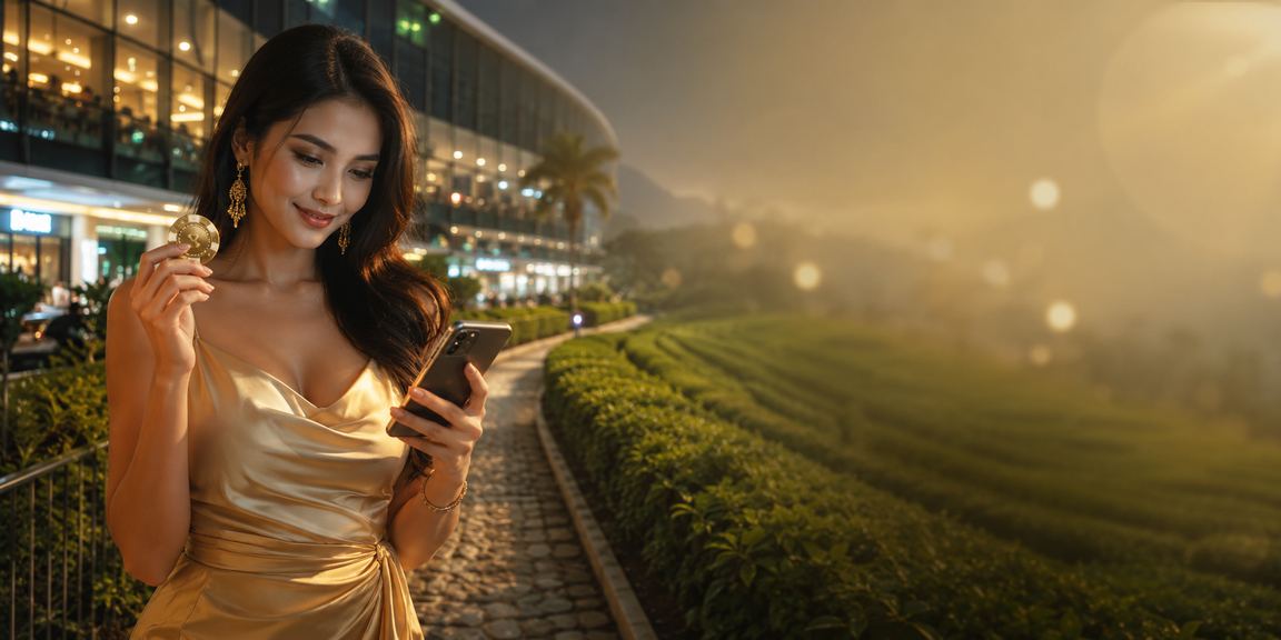 Pengguna di Johor Bahru membuat deposit untuk program VIP infinity8