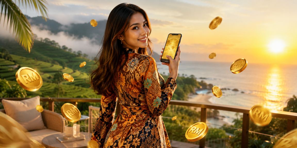 Pendaftaran bonus dengan rekaan batik Malaysia di infinity8